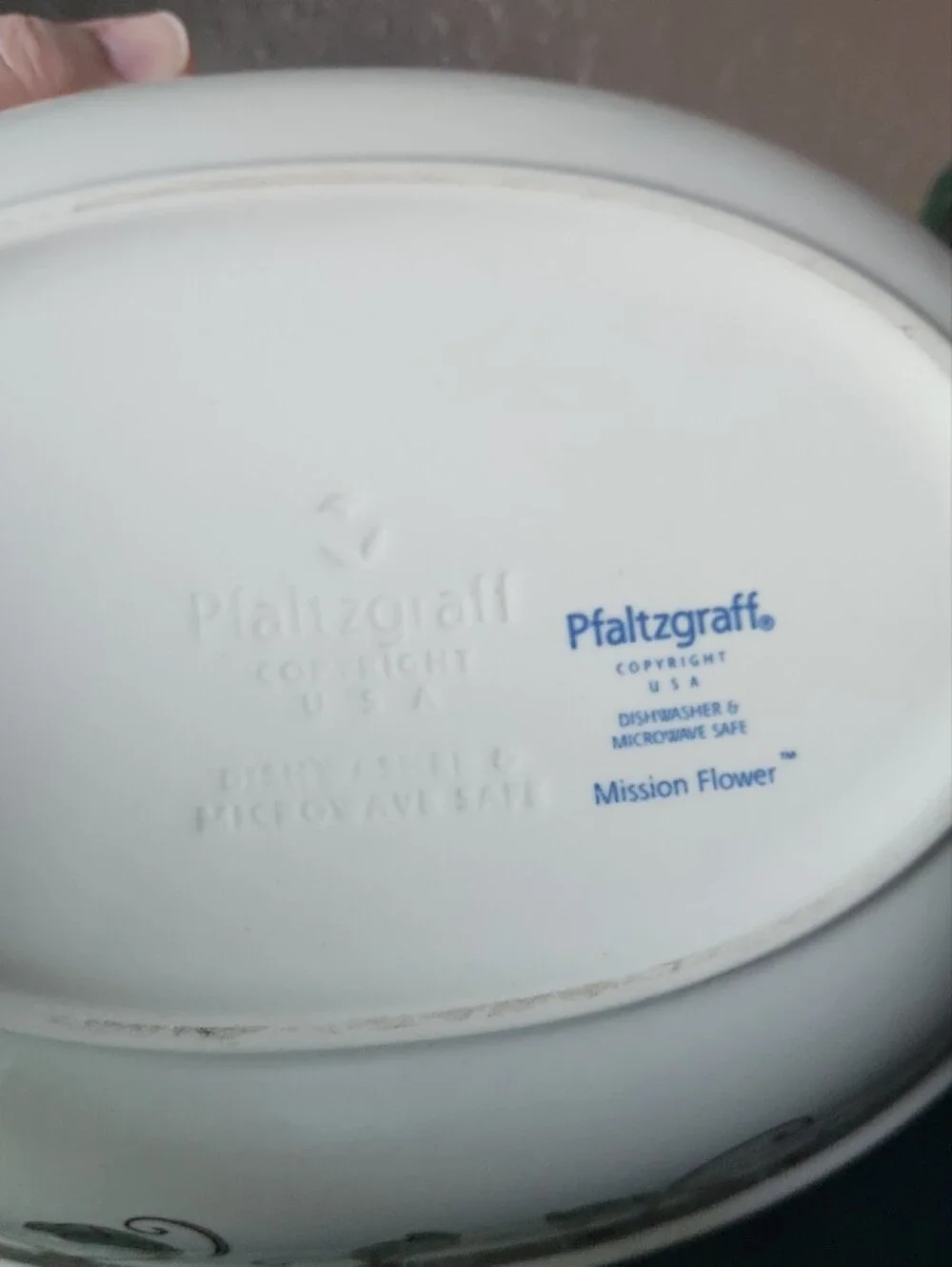 Pfaltzgraff Mission Flower Large Serving Bowl In Excellent Condition